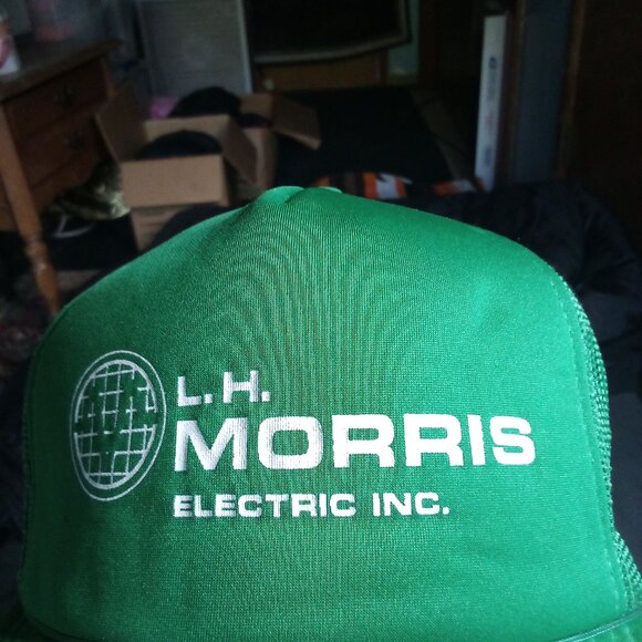 Deadstock Vintage L.H. Morris Electric Rope Snap Trucker Hat Cap - Picture 2 of 7